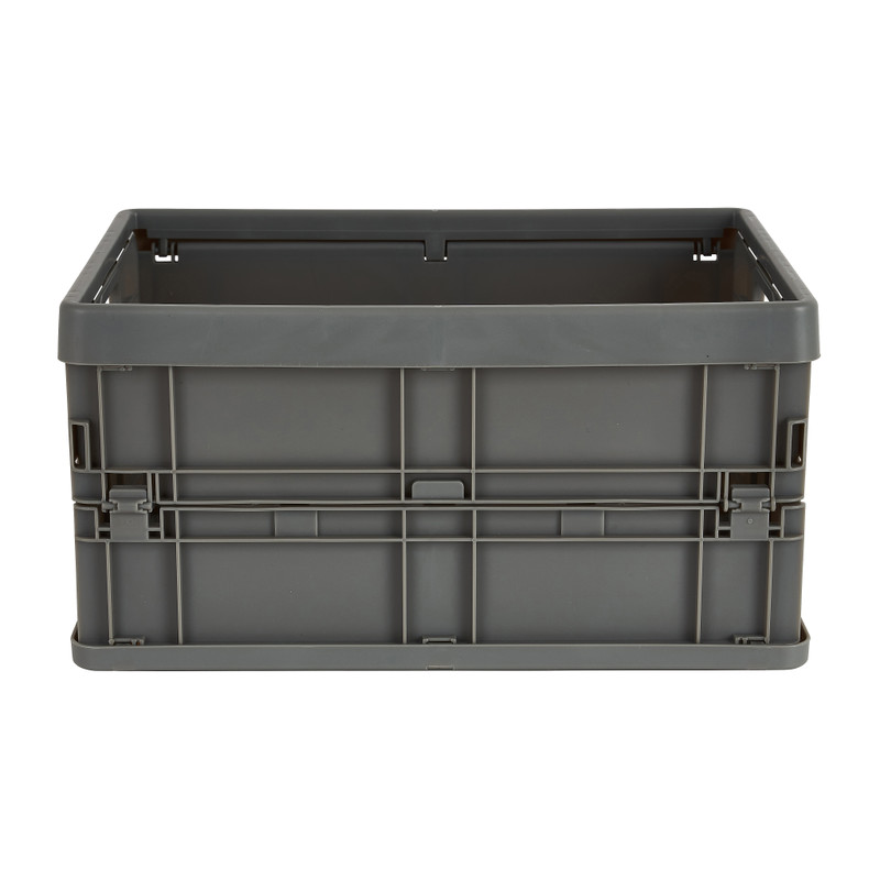 Vouwkrat klein - grijs - 23.5x17x12 cm 