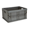 Vouwkrat klein - grijs - 23.5x17x12 cm 