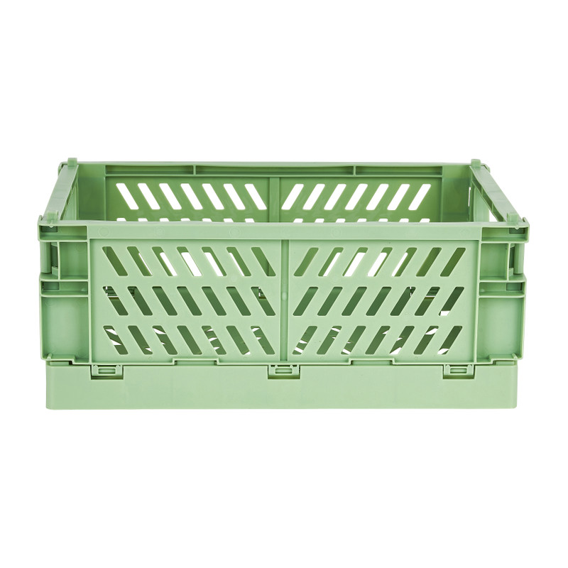 Vouwkrat mini - groen - 25.3x16.5x10 cm