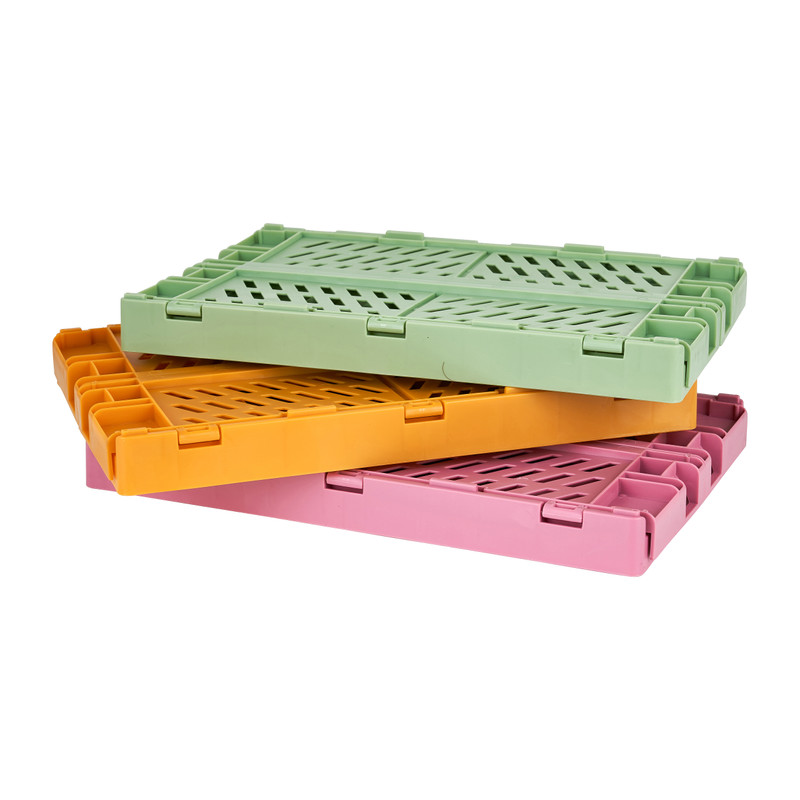 Vouwkrat mini - groen - 25.3x16.5x10 cm