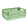 Vouwkrat mini - groen - 25.3x16.5x10 cm