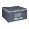 Opbergdoos - grijs - 30x33 cm