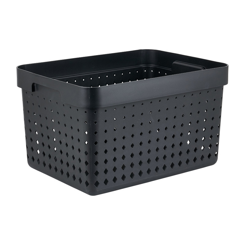 Mand l - zwart - 35,7x26,8x20,9 cm