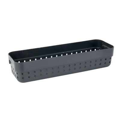Opbergbakje - m - zwart - 7.8x23.8x5 cm