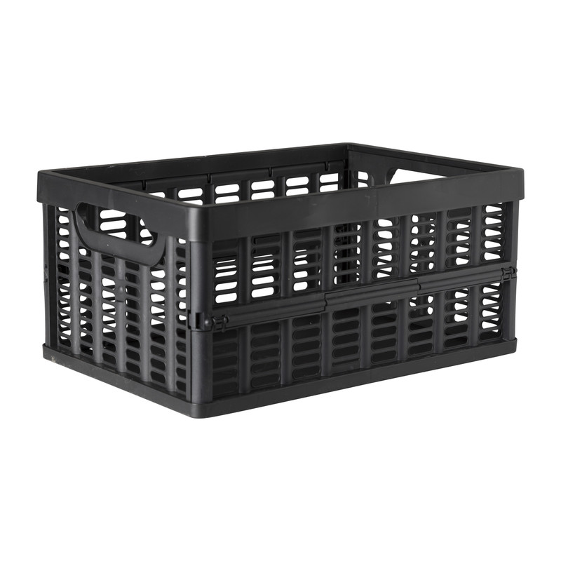 Vouwkrat mini - zwart - 35.5X24.2X16.3 CM