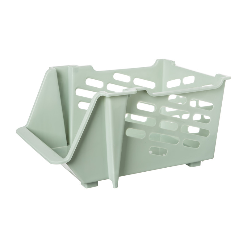 Opbergbak Novi stapelbaar - groen - 39x29.5x19.5 cm 