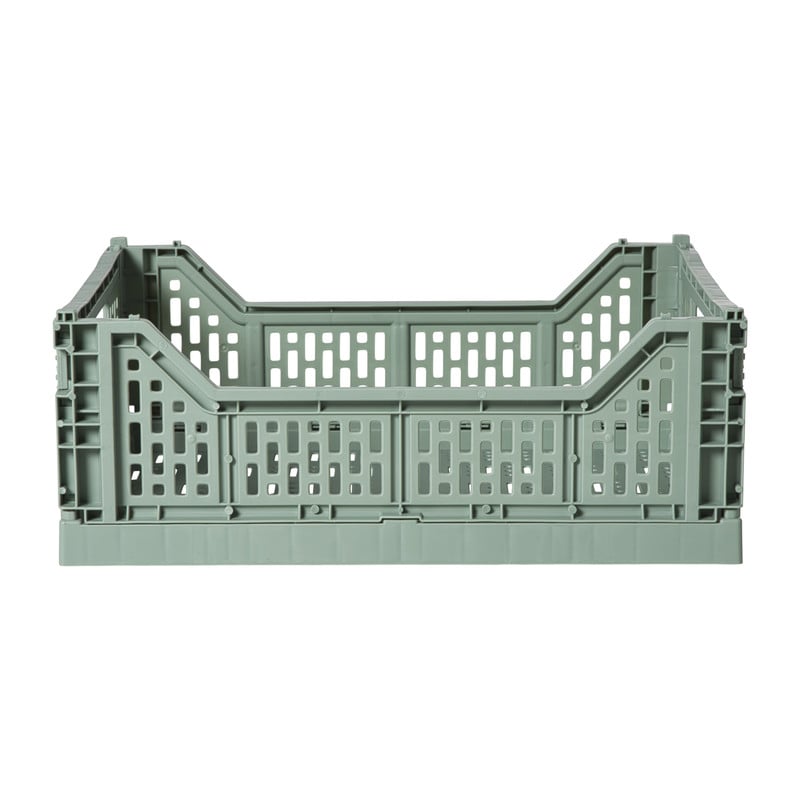 Vouwkrat groot - groen - 14.5x40x30 cm