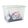 Clipbox - 45 liter - transparant/groen - 36.5x52x35 cm