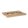 Vouwkrat groot - beige - 14.5x40x30 cm