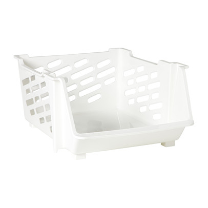 Opbergmand - wit - 22x44x33.5 cm