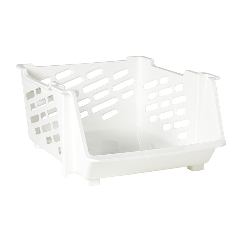 Opbergmand - wit - 22x44x33.5 cm