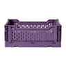 Vouwkrat middel - donkerpaars - 10x27x17 cm