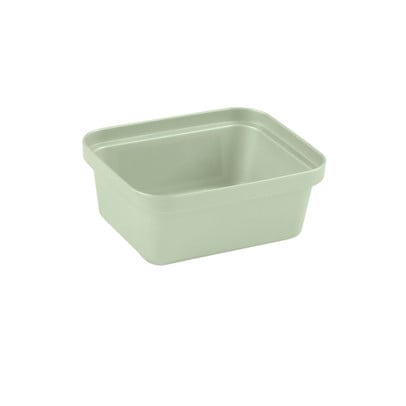 Opbergbakje klein - sage groen - 6x14.5x11.5 cm