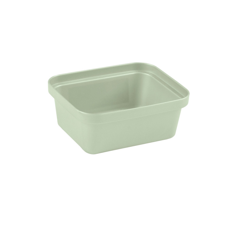 Opbergbakje klein - sage groen - 6x14.5x11.5 cm 