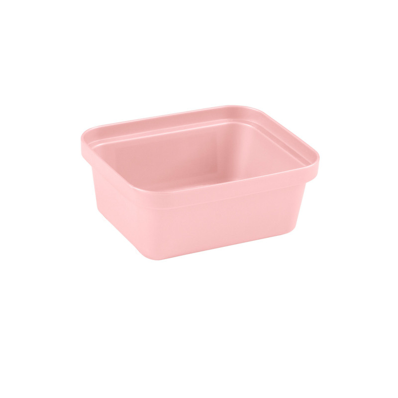 Opbergbakje klein - roze - 6x14.5x11.5 cm 