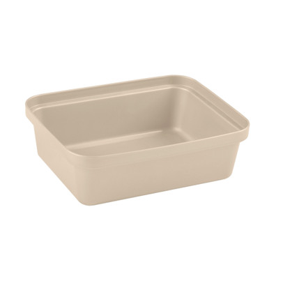 Opbergbakje middel - beige - 6x18.8x14.7 cm