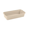 Opbergbakje voor pennen groot - beige - 6x27x12.9 cm