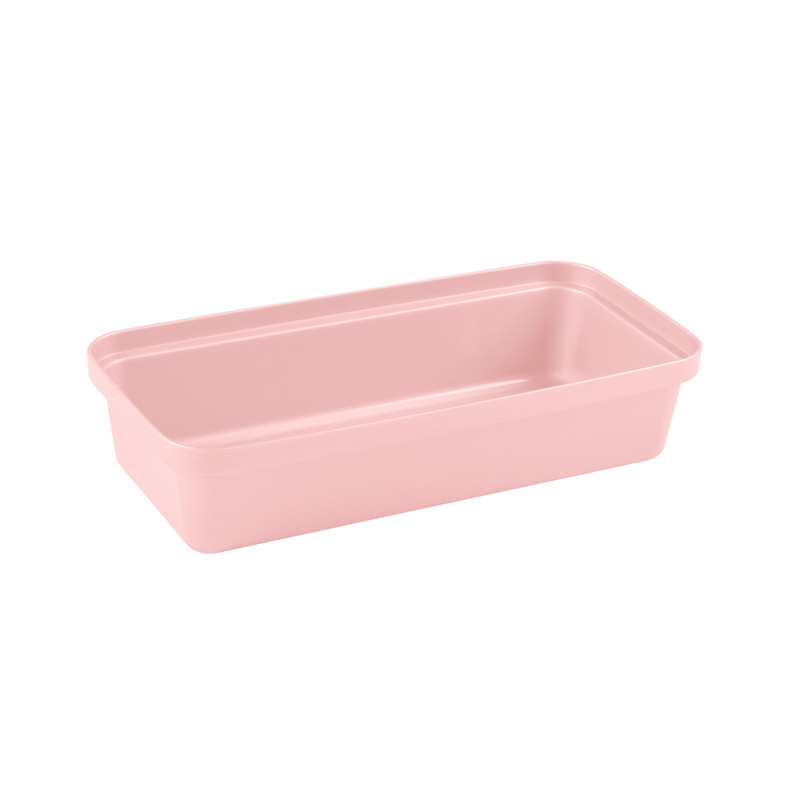 Opbergbakje voor pennen groot - sage roze - 6x27x12.9 cm