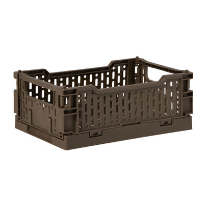 Vouwkrat middel - bruin - 10x27x17 cm