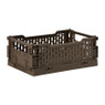 Vouwkrat middel - bruin - 10x27x17 cm