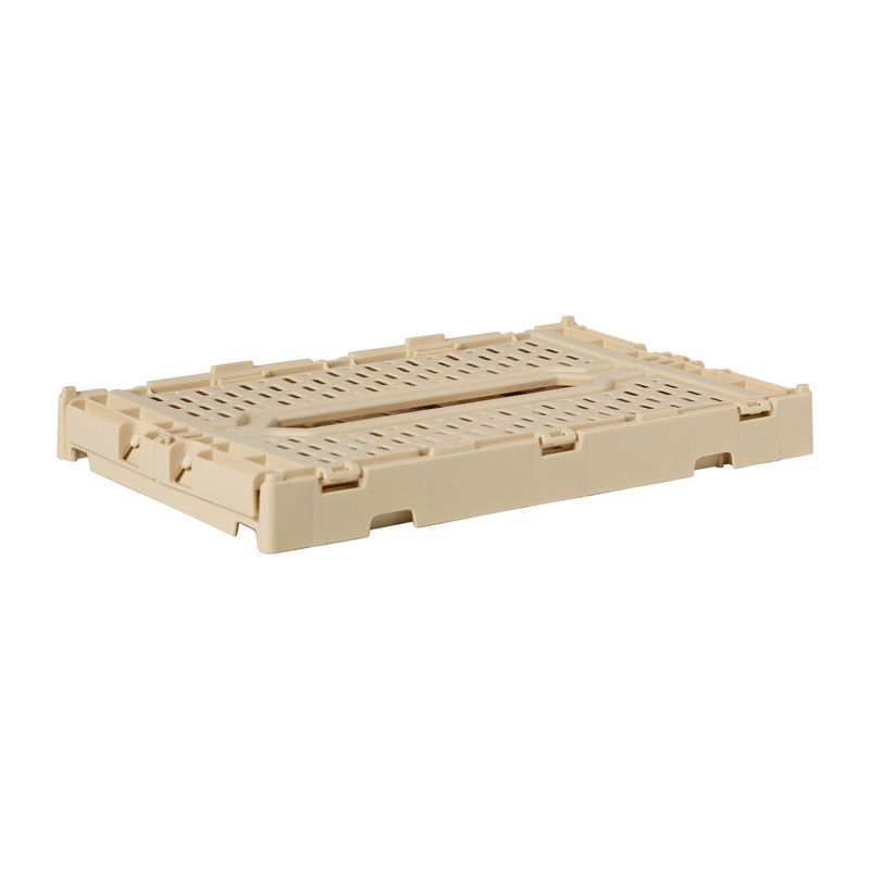 Vouwkrat groot - beige - 14x40x30 cm