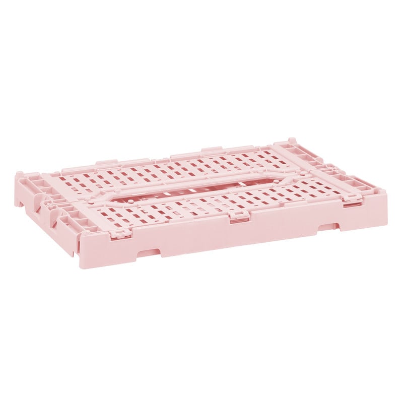 Vouwkrat middel - roze - 10x27x17 cm