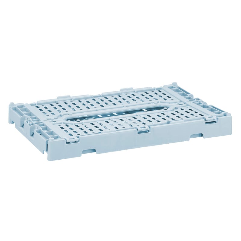 Vouwkrat middel - grijs - 10x17x27 cm