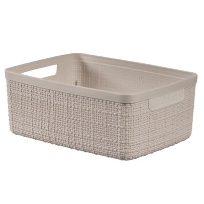 Opbergmand jute klein - beige - 5 liter