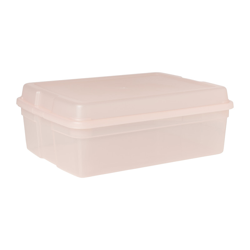 Iris clearbox - 10 liter - roze