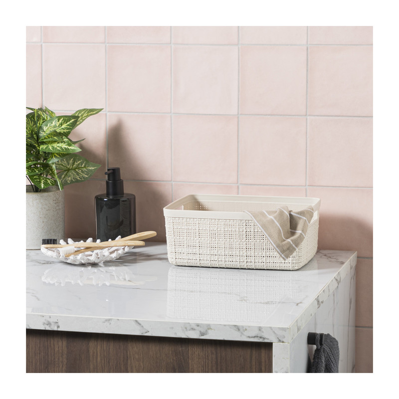 Curver jute opbergmand S - 5 liter - beige