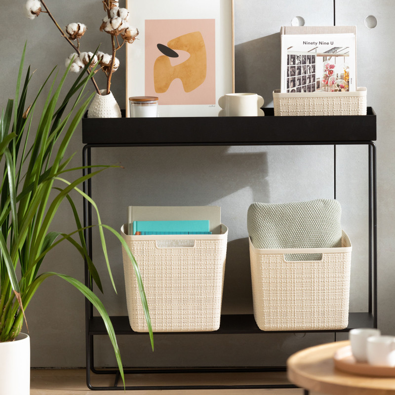 Curver jute opbergmand S - 5 liter - beige