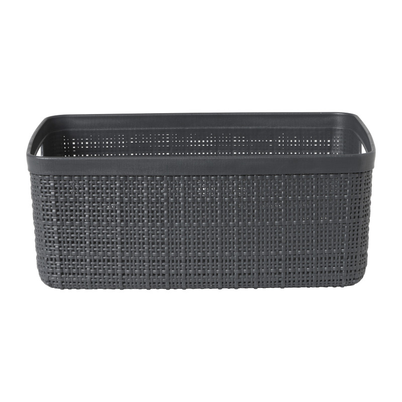 Curver jute opbergmand S - 5 liter - grijs