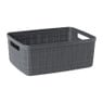 Curver jute opbergmand S - 5 liter - grijs