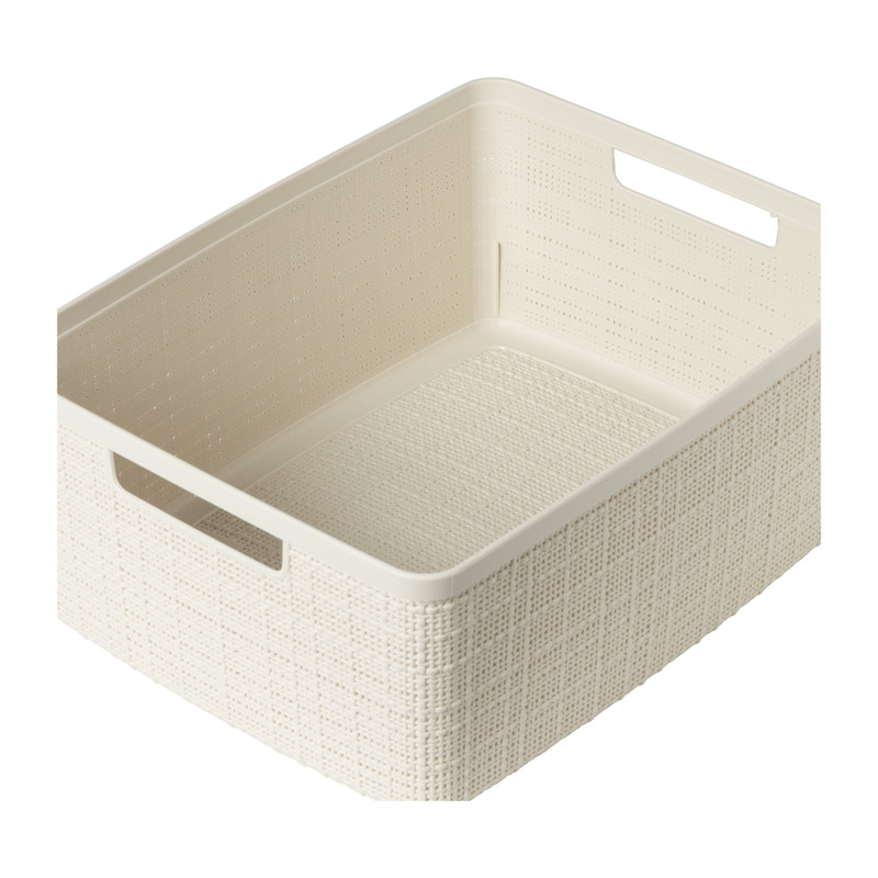 Curver jute opbergmand M - 12 liter - beige