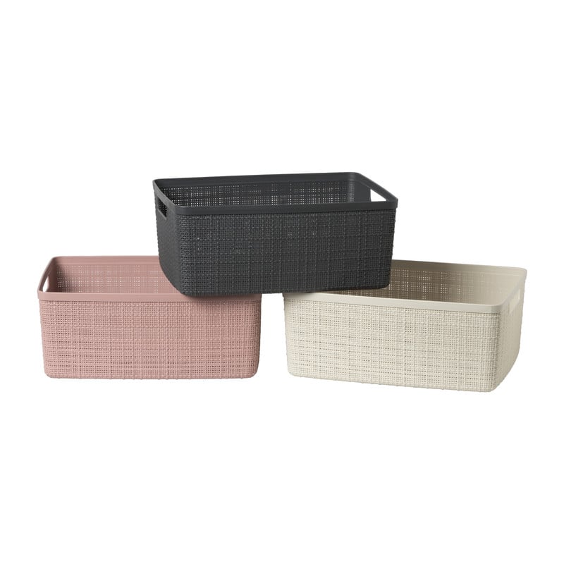 Curver jute opbergmand M - 12 liter - beige