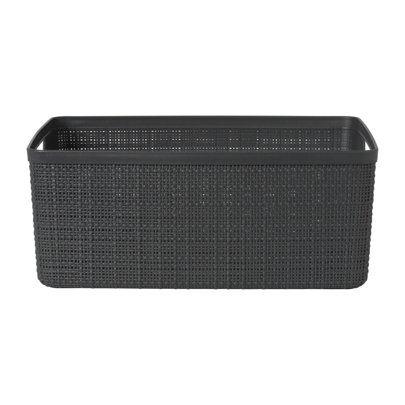 Curver jute opbergmand M - 12 liter - grijs