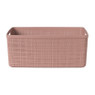 Curver jute opbergmand M - 12 liter - roze