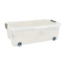 Onder-het-bed clipbox - transparant - 59,3x38x20 cm