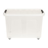 Opbergbox met wieltjes - 75 liter - 40x60x40 cm