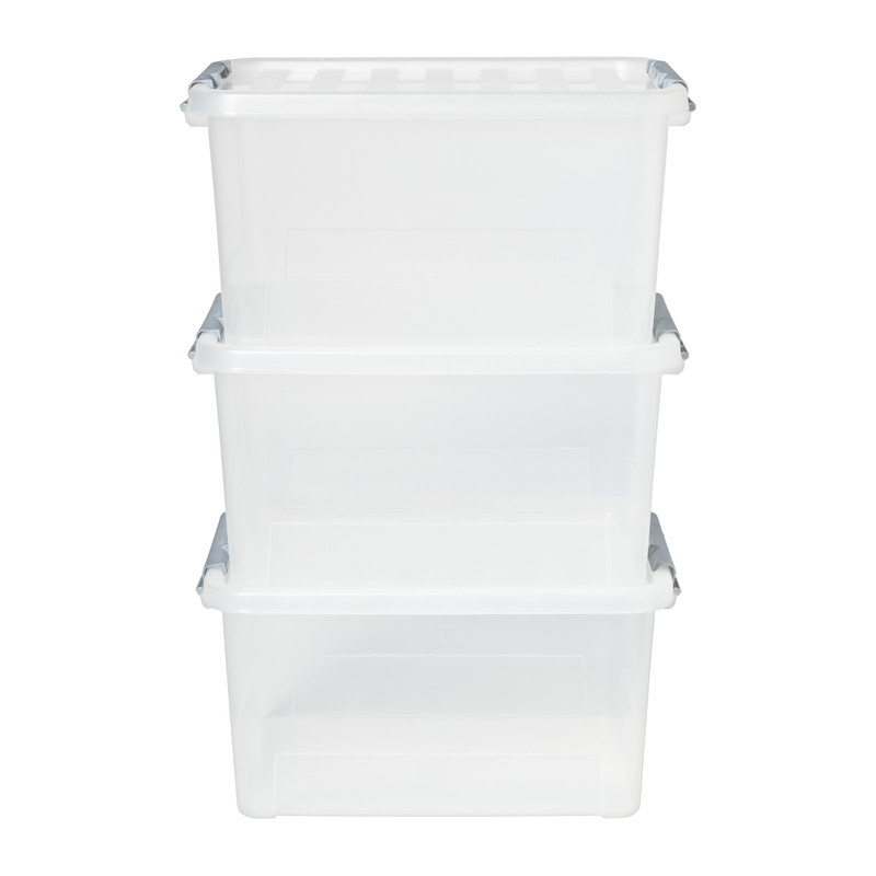 Clipbox 25 liter - 31x42x23 cm - set van 3
