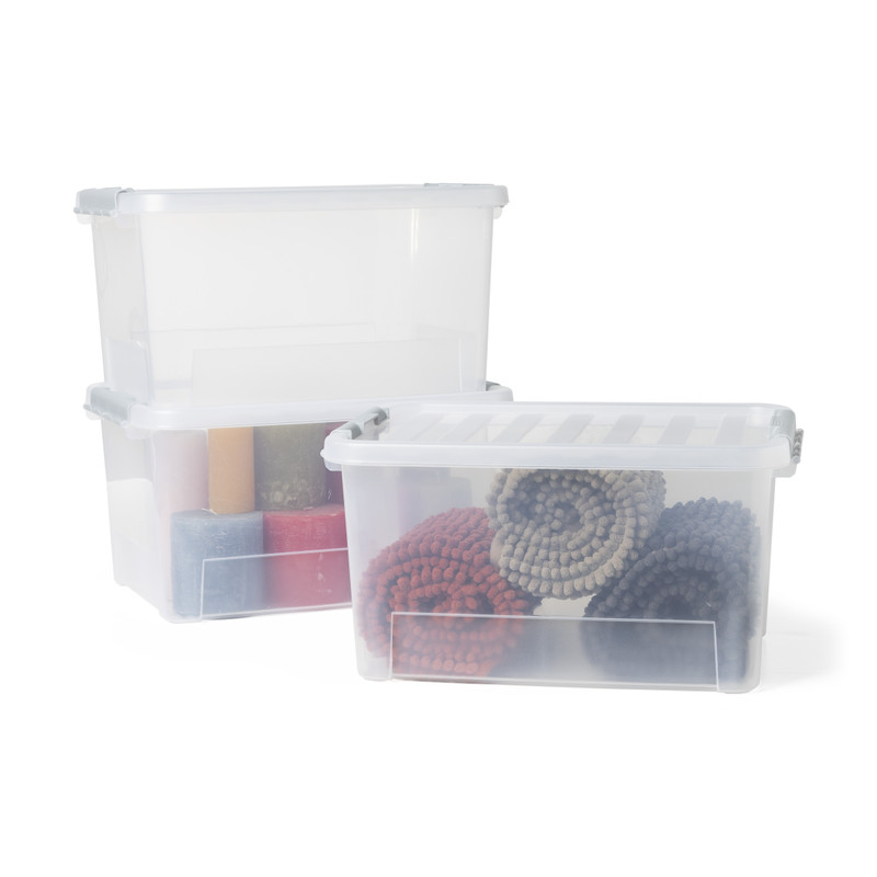 Clipbox 25 liter - 31x42x23 cm - set van 3