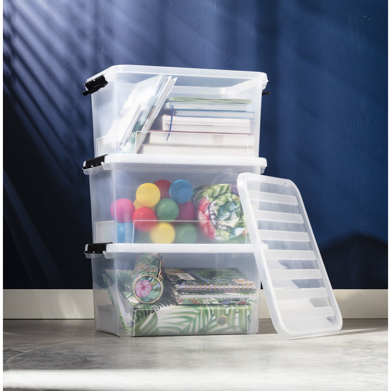 Clipbox 25 liter - 31x42x23 cm - set van 3