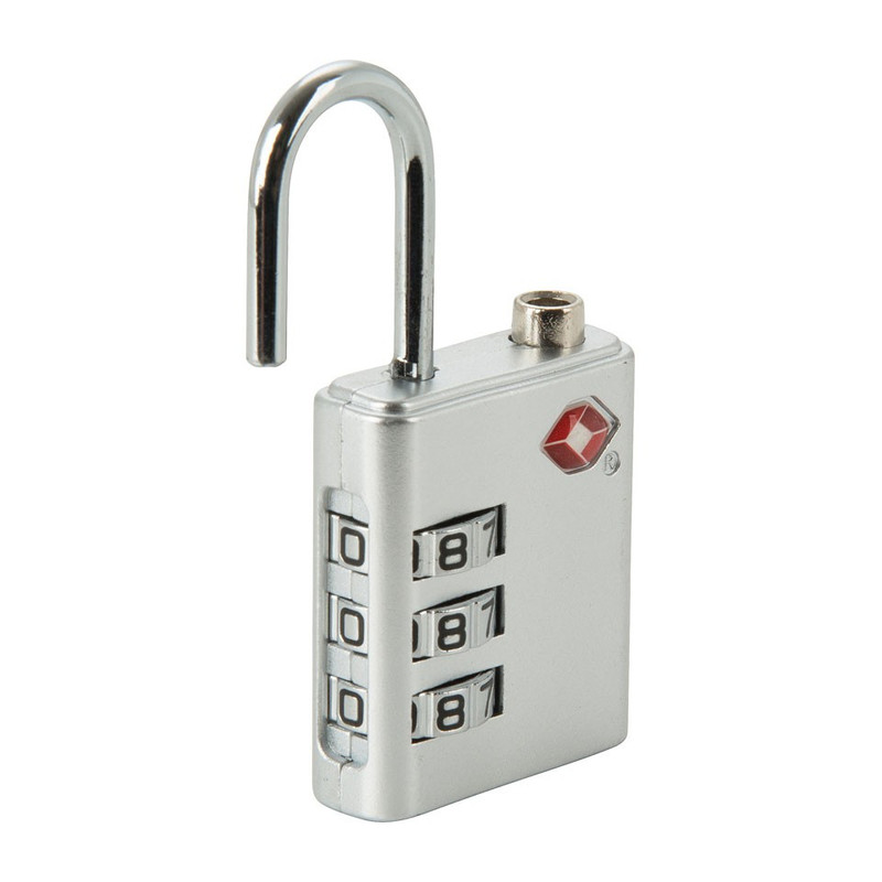 TSA cijferslotje - zilverkleurig