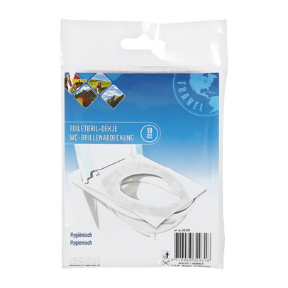 Wegwerp toiletbril-doekjes - set van 10