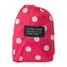 Travel poncho dots - fuchsia