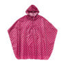 Travel poncho dots - fuchsia