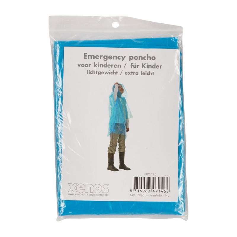 Regenponcho kids - diverse kleuren