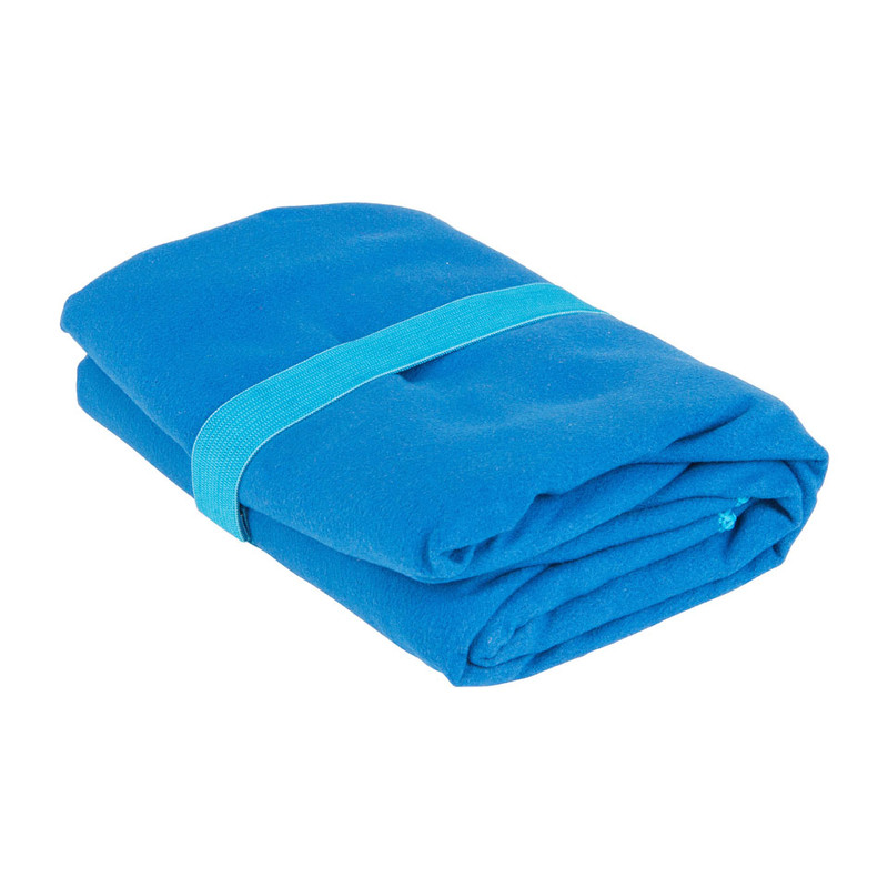 vloeistof harpoen barrière Travel-/sporthanddoek soft - 60x120 cm - blauw | Xenos