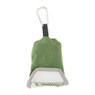 Travel-/sporthanddoek met karabijnhaak - 40x30 cm - groen