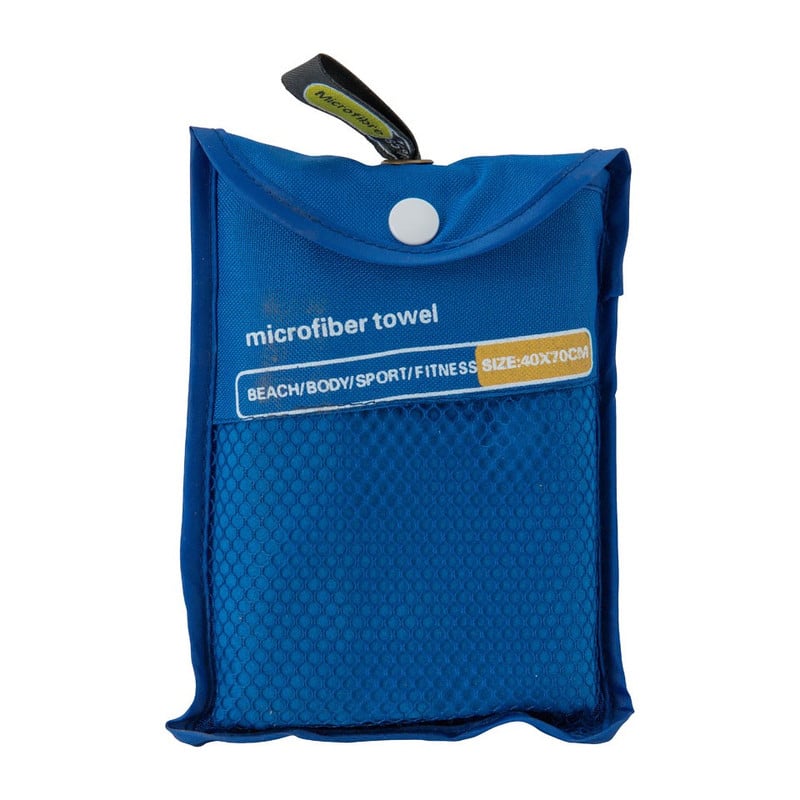 Travel-/sporthanddoek - 40x70 cm - blauw